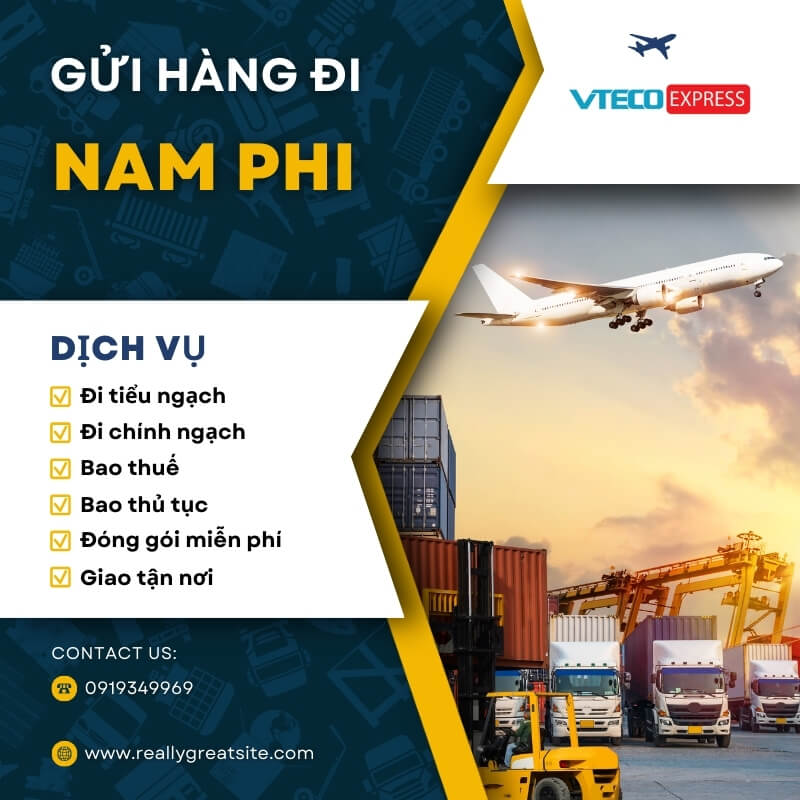 Gửi hàng đi Nam Phi giá rẻ Gửi hàng đi Nam Phi