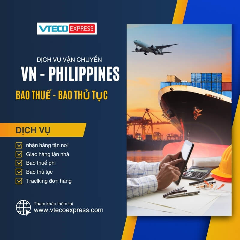 Dịch vụ gửi hàng đi Philippines tốt nhất thị trường Gửi hàng đi Philippines