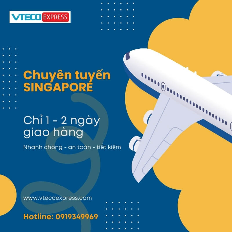 Dịch vụ gửi hàng đi Singapore uy tín Gửi hàng đi Singapore