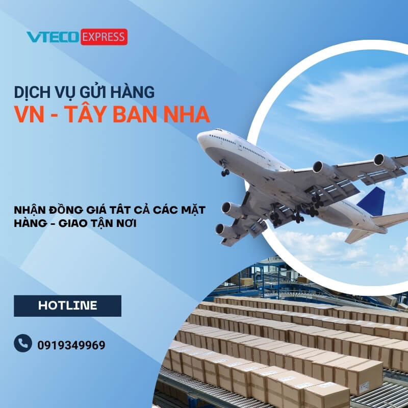 Gửi hàng đi Tây Ban Nha