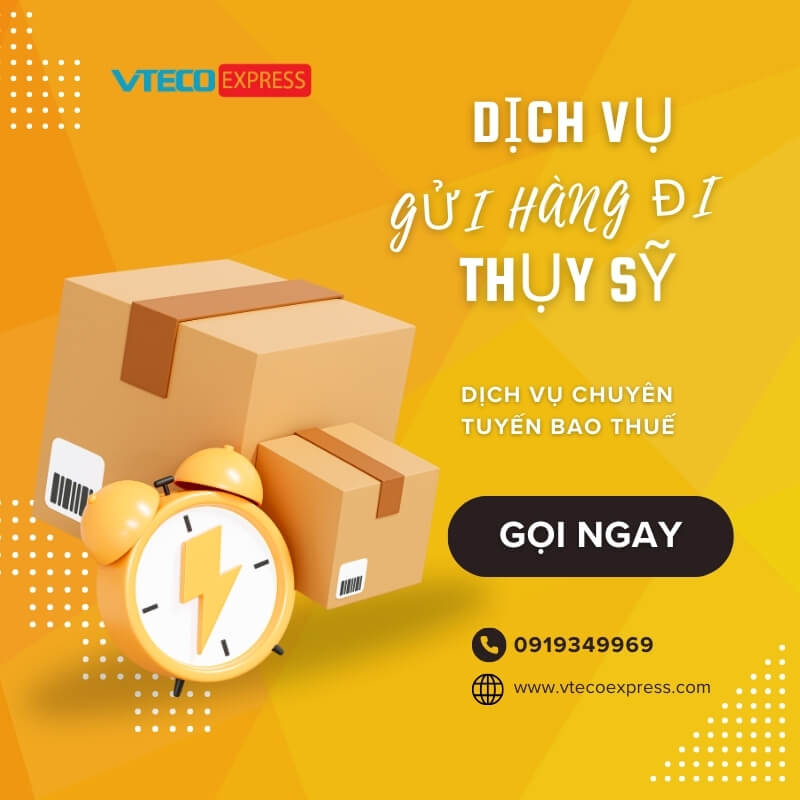 Gửi hàng đi Thụy Sỹ