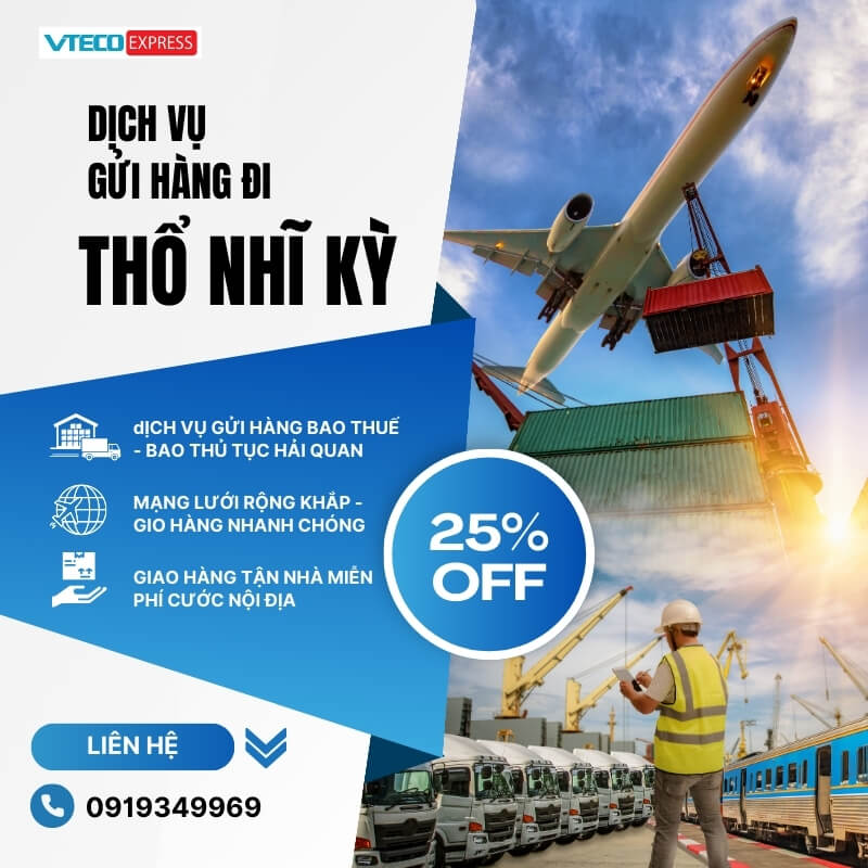 Gửi hàng đi Thổ Nhĩ Kỳ