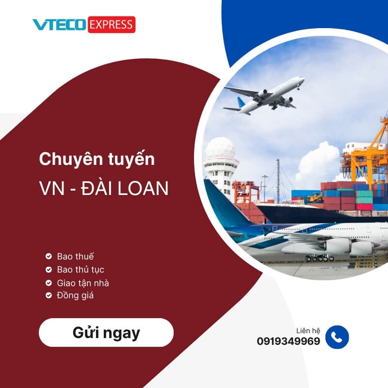 Gửi hàng đi Đài Loan uy tín Gửi hàng đi Đài Loan
