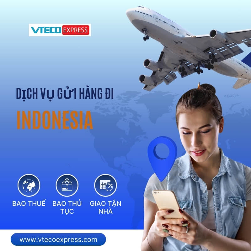 Gửi hàng đi Indonesia giá rẻ Gửi hàng đi Indonesia
