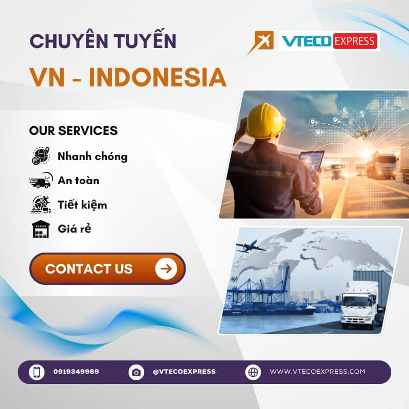 Gửi hàng đi Indonesia giá rẻ Gửi hàng đi Indonesia