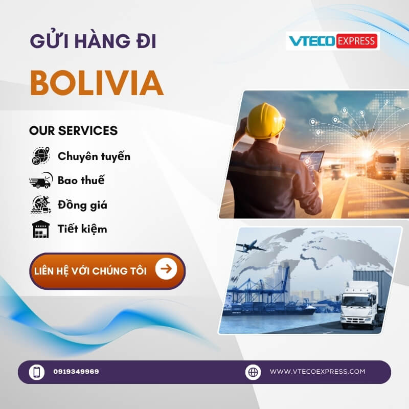 Dịch vụ gửi hàng đi Bolivia uy tín giá rẻ Gửi hàng đi Bolivia